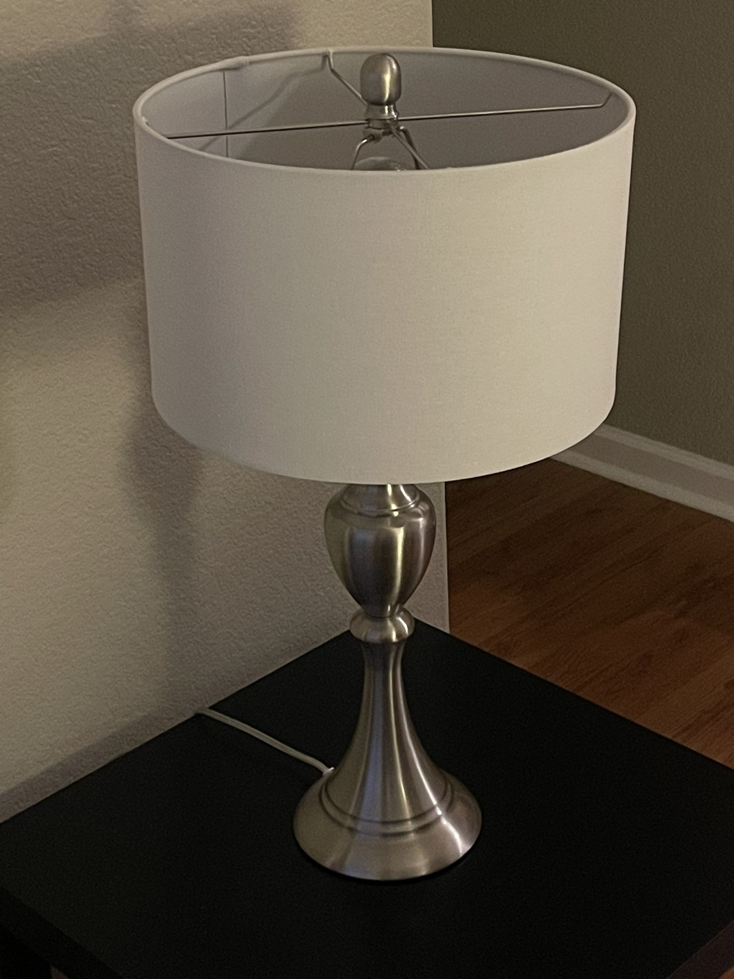 Brushed Nickel Lamp