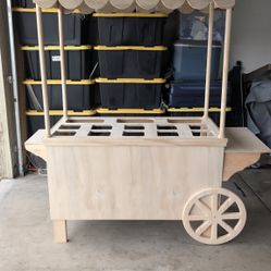 Folding candy cart 