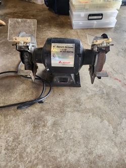 ALLTRADE 6" BENCH GRINDER 1/2HP ALL BALL BEARING WORK GOOD