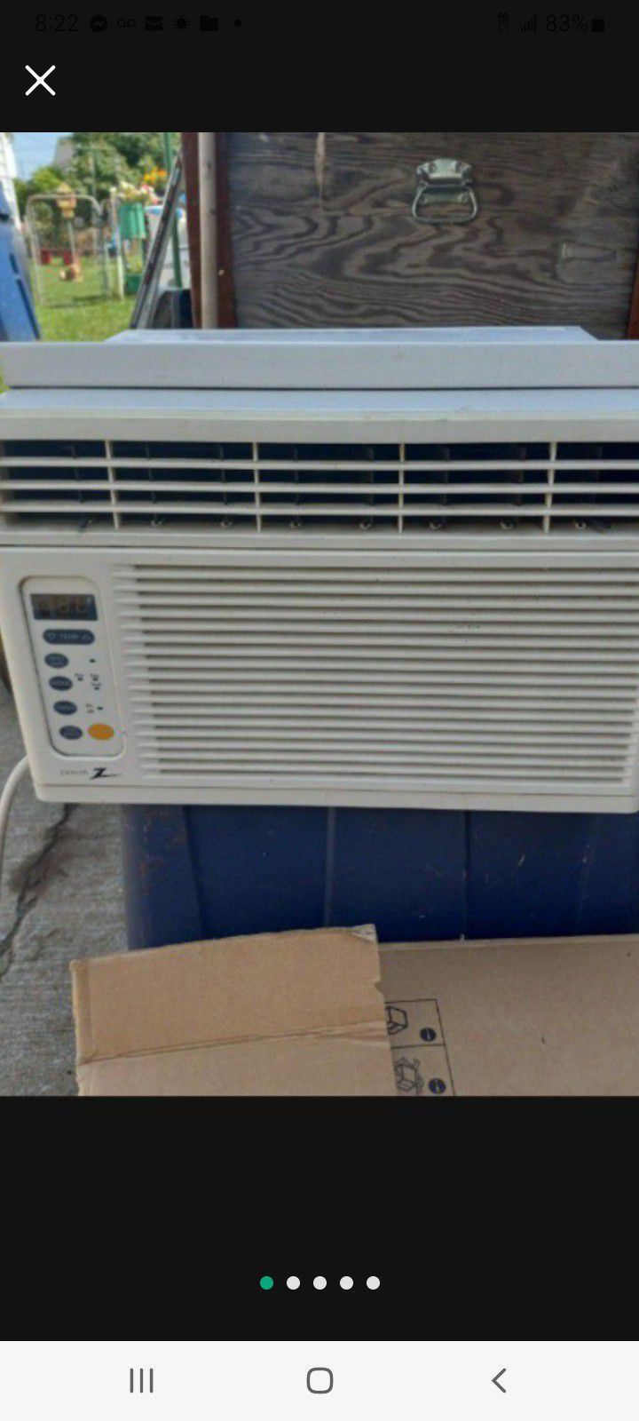 Zenith Air Conditioner With Remote #ZW6510R 