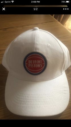 Brand new White Detroit Pistons hat SGA