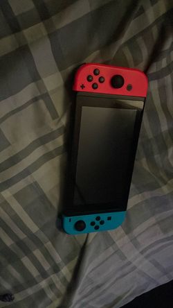 Nintendo Switch Complete Setup (Neon Red/Blue) - Quick Sale $120 Cash