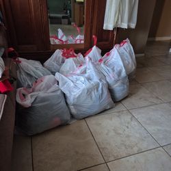 $8 Ea Bags Of Woman's Or Kids Clothing 