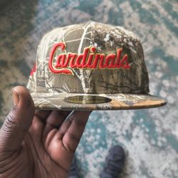 New Era St. Louis Cardinals Fitted Hat 7 1/2 LIDS CAMO EXCLUSIVE 