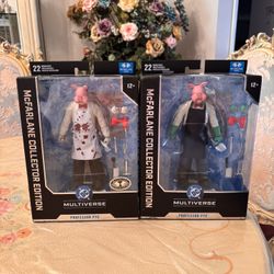 McFarlane Toys DC Multiverse Collector Edition Professor Pyg Platinum CHASE & Regular New In Hand