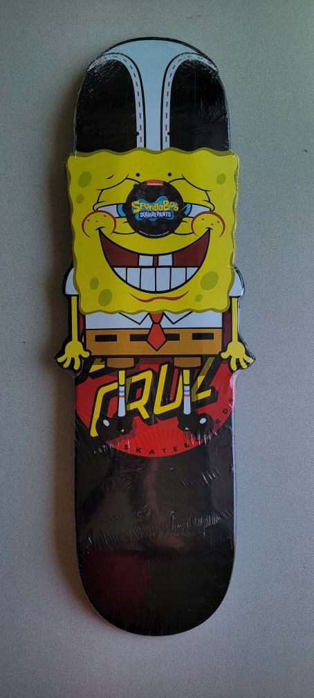 SANTA CRUZ SpongeBob Squarepants Hangin Out Skateboard Deck 10.27 in limited