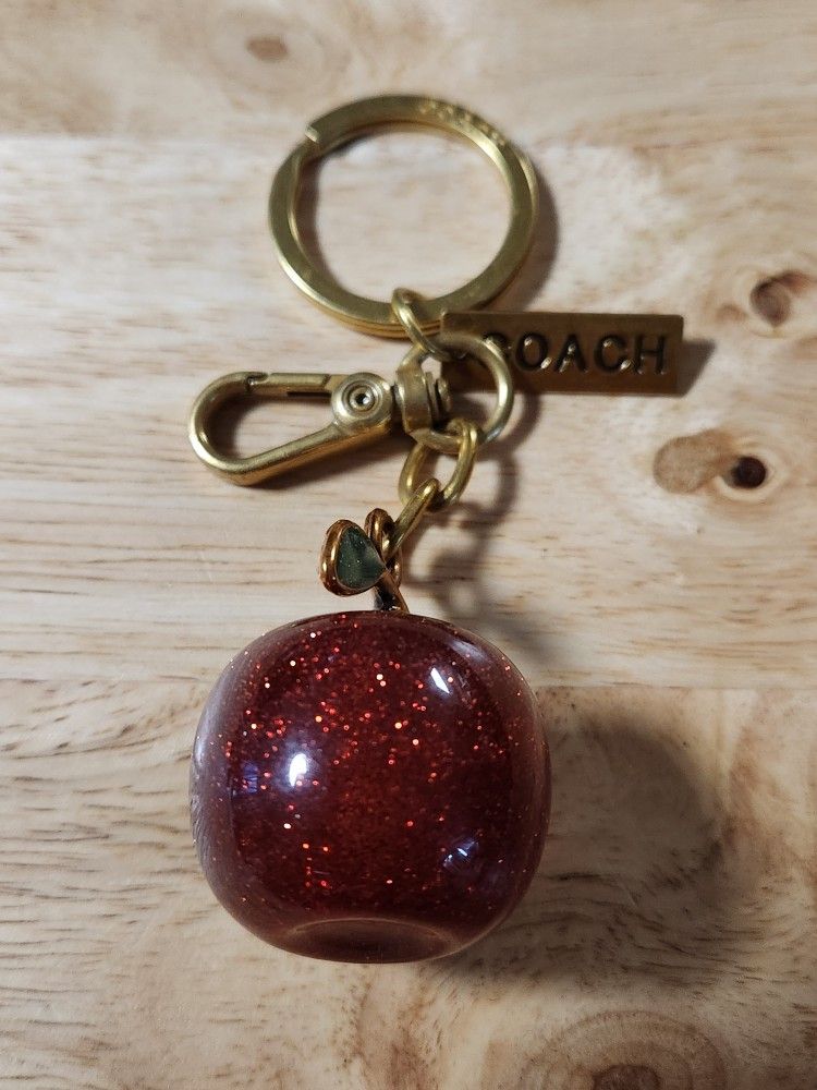 Beautiful Stylish Apple Women's Purse Charm / Keychain