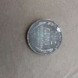 1943 Steel Wheat Penny Very Rare Penny