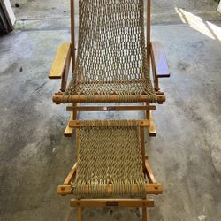 Nags Head Hammocks Rocking Chair w/ Footstool