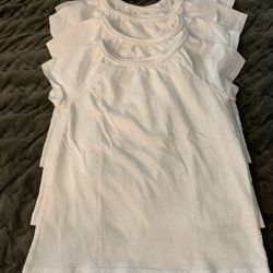 Girl’s Carter’s White Tees Size 6