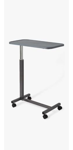 MEDLINE OVERBED ROLLING ADJUSTABLE HEIGHT TABLE ~ LIGHTLY USED ~ EXCELLENT CONDITION 