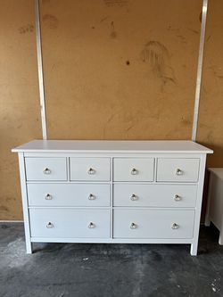 White IKEA Hemnes Dresser