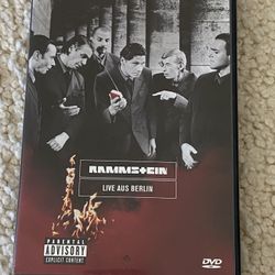 Rammstein “Live Aus Berlin” DVD 1999 Motor Industrial Metal. 