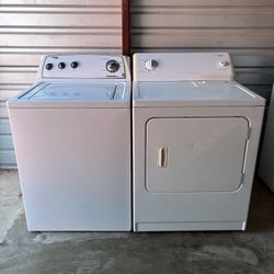 White Whirlpool Washer And Kenmore Electric Dryer