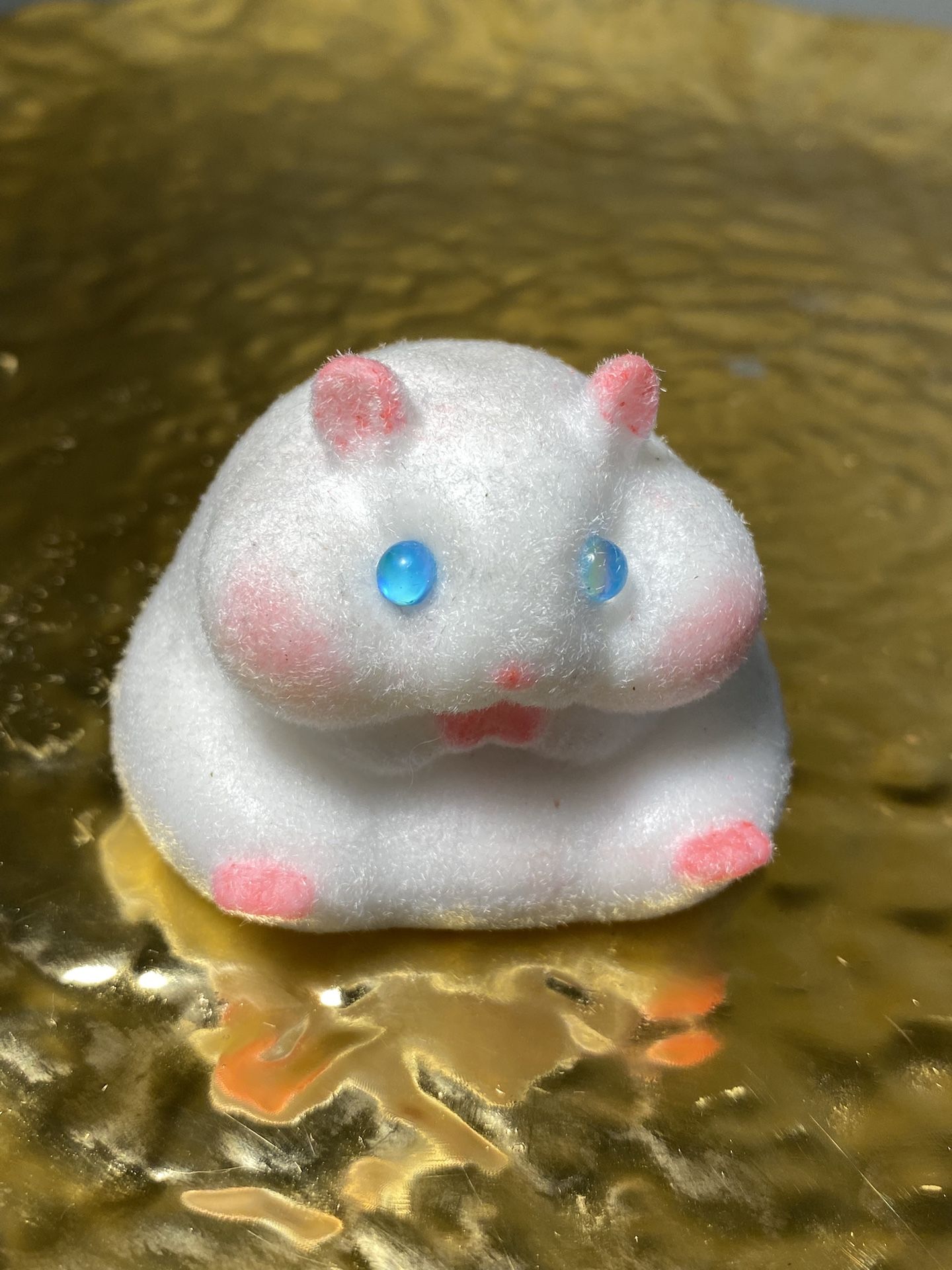 Flocked Hamster Taba Squishy Toy