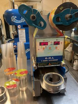 Boba Drink Cups Sealing Machine- Imported From Taiwan