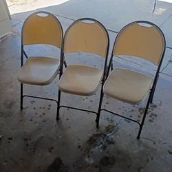 Folding Chairs Three Of Them