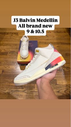 Jordan 3 J Balvin Medellin Sunset