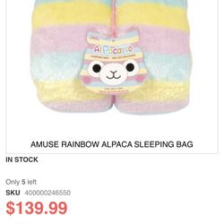 Amuse Rainbow Alpaca Sleeping Bag 