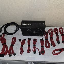 PC POWER SUPPLY 1600 WATTS CUSTOM CABLES