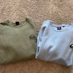 Bundle of 2 Quicksilver Crewnecks