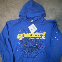 Blue Sp5der Hoodie