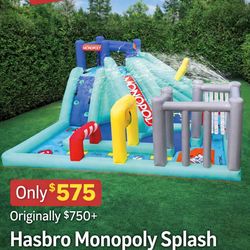 Hasbro Monopoly Splash Inflatable Water Park – BRAND NEW (In Box)