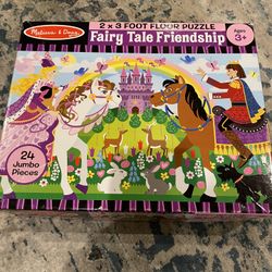 Melissa & Doug Fairy Tale Friendship 2x3 Floor Puzzle