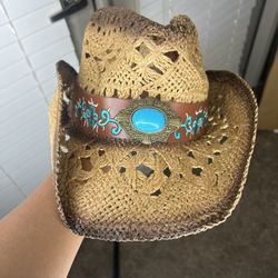 Turquoise Cowboy Hat