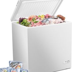 Midea MERC04C4BAWW 7 Cubic Feet Chest Freezer, Cu.ft-Convertible, White