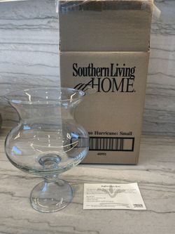 New glass Hurricane From Southern Living At Home