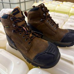 Steel toe boots