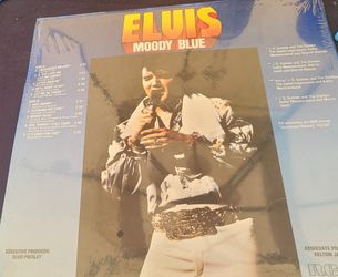 ELVIS MOODY BLUE Vinyl Record