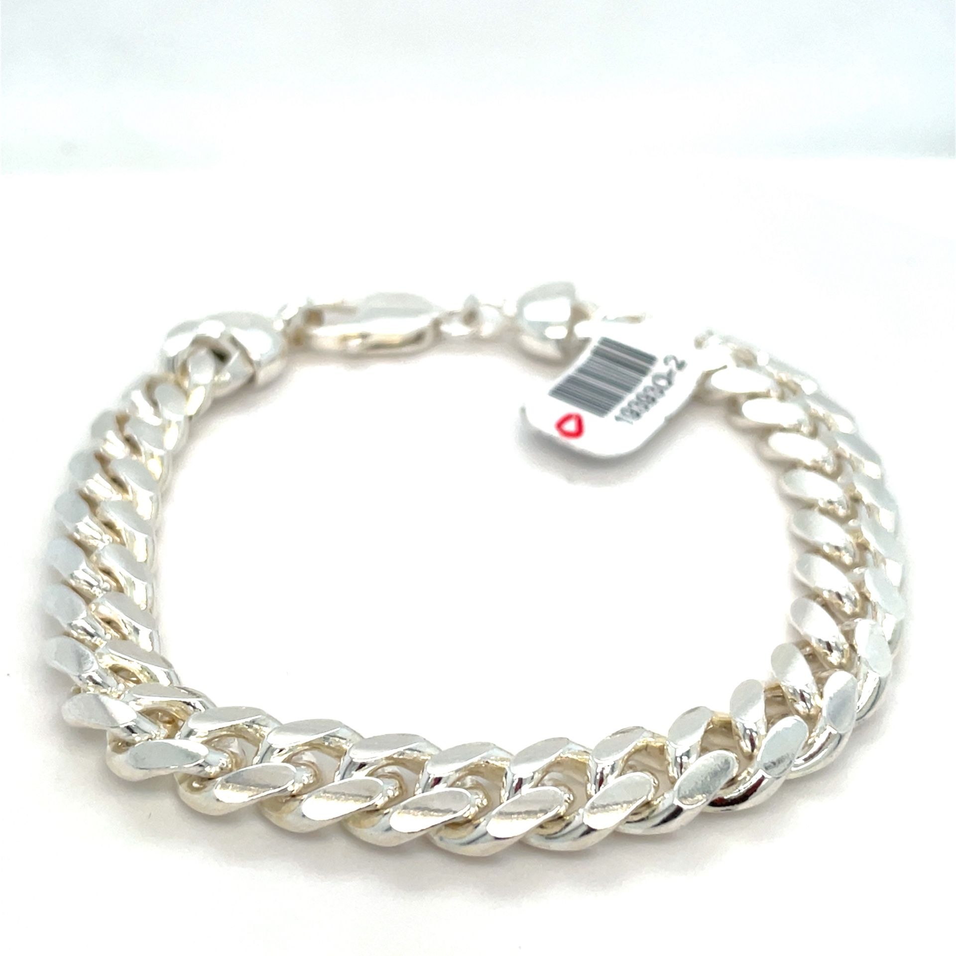 925 Sterling Silver 9” Solid Miami Cuban Bracelet 46.00g 9.8mm 193930/2