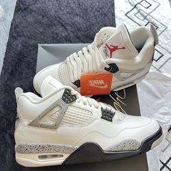 Air Jordan 4 White Cement
