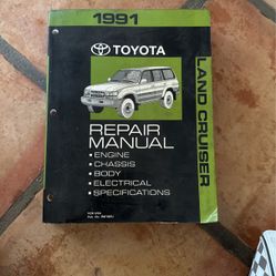 1991 Toyota Land Cruiser Repair Manual 
