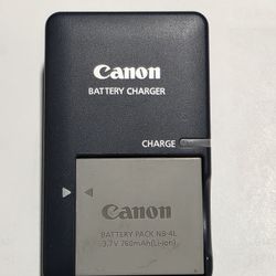 Canon Battery Charger With Battery 