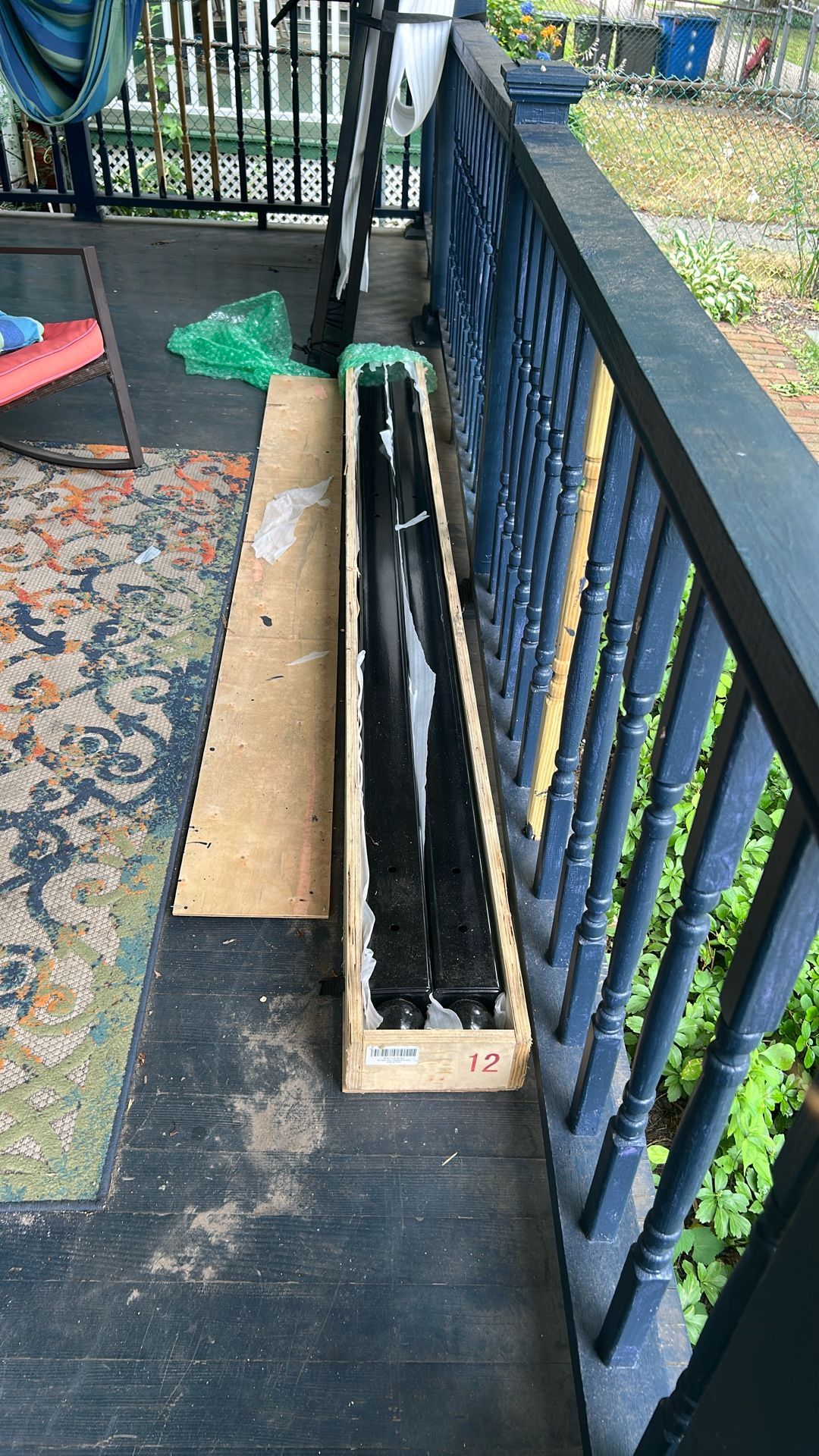 Steel/iron 8.5 Ft Swing Gate Post
