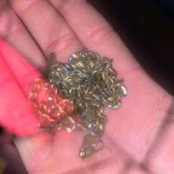 18k 2 Tone Gold Necklace 