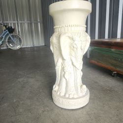 Elephant statue table