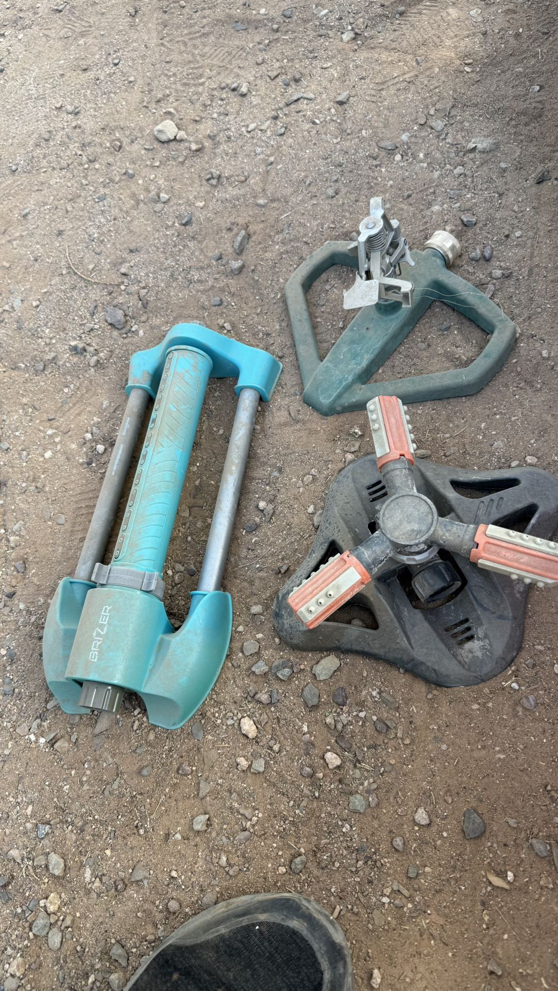 Various Sprinklers And Hose Adapters