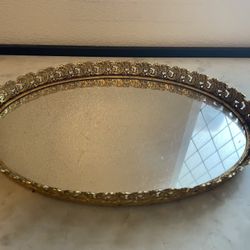  Vanity  Too Table Mirror In Gold