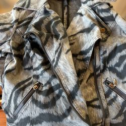 Back House White Market Zebra Jacket