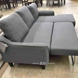 Sofa Chaise Sleeper Color Options By Ashley Furniture 💚No Needed Credit Check 💛 $39 Down Payment with Financing