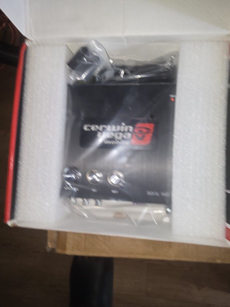 Fosgate 12inch Woofers (4) Cerwin Vega 1000 Watt Amp Cerwin Vega EQ Cerwin Vega Bass Maximizer Processor