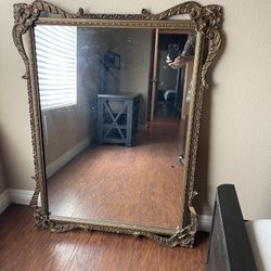 Vintage Gold Mirror $50