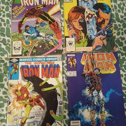 Lot Of  7 80s Marvel Ironman Comics