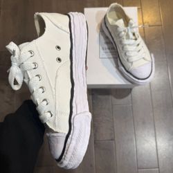 White Maison Mihara Converse 