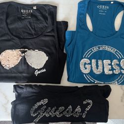Guess Tank Tops Size Small, Lot Of 2