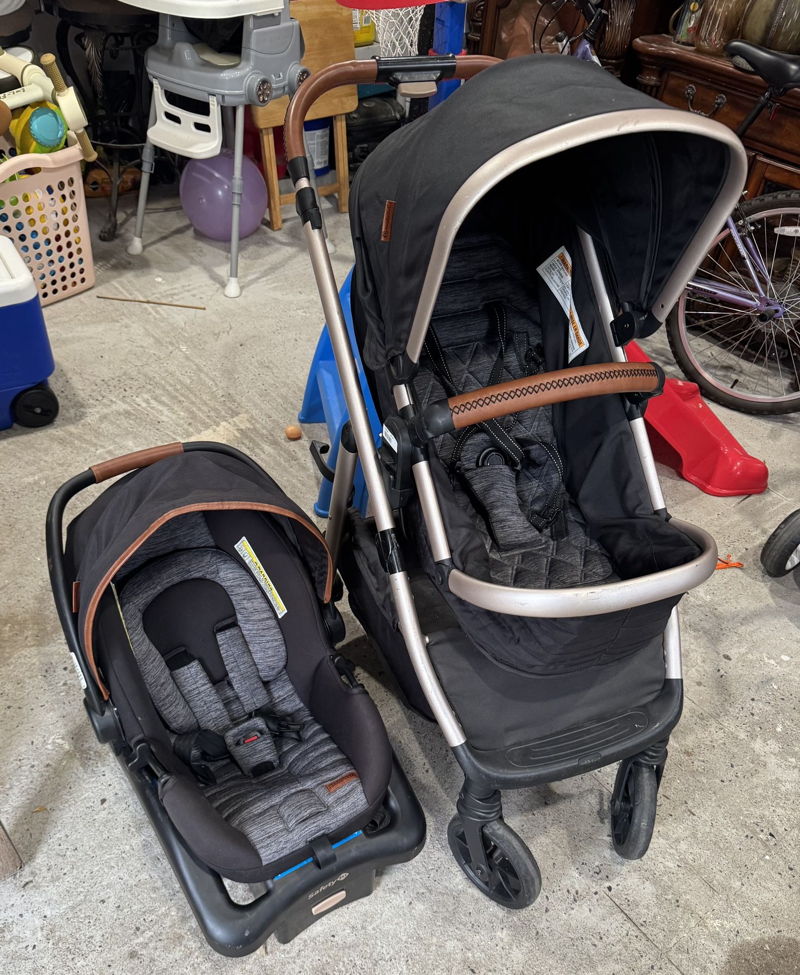 Monbebe 6-in-1 Stroller/ Travel System,